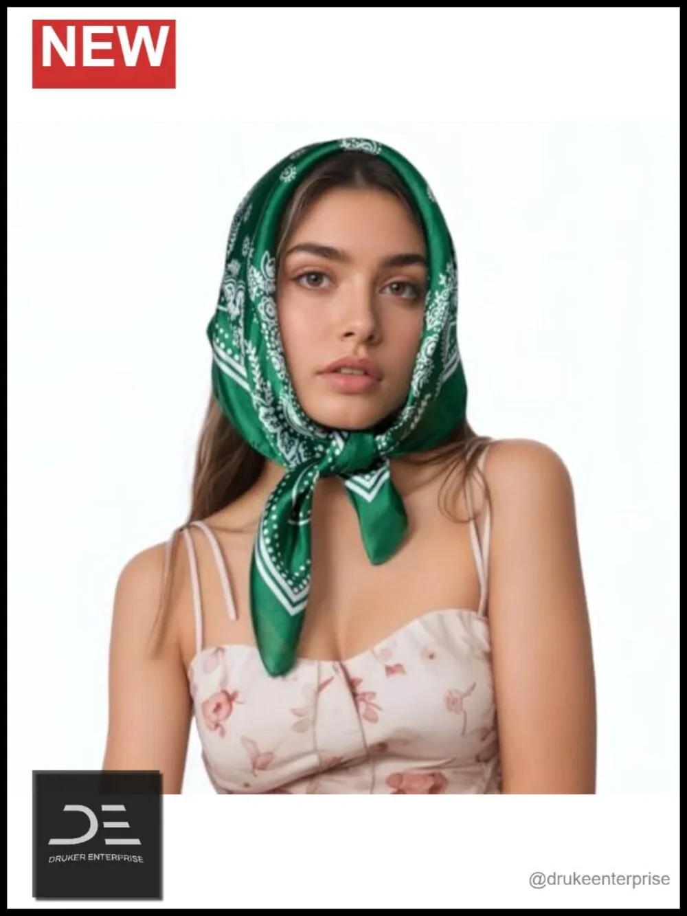Satin Scarf - Soft Silky Lightweight Hair Wrap Neck Head Bandana